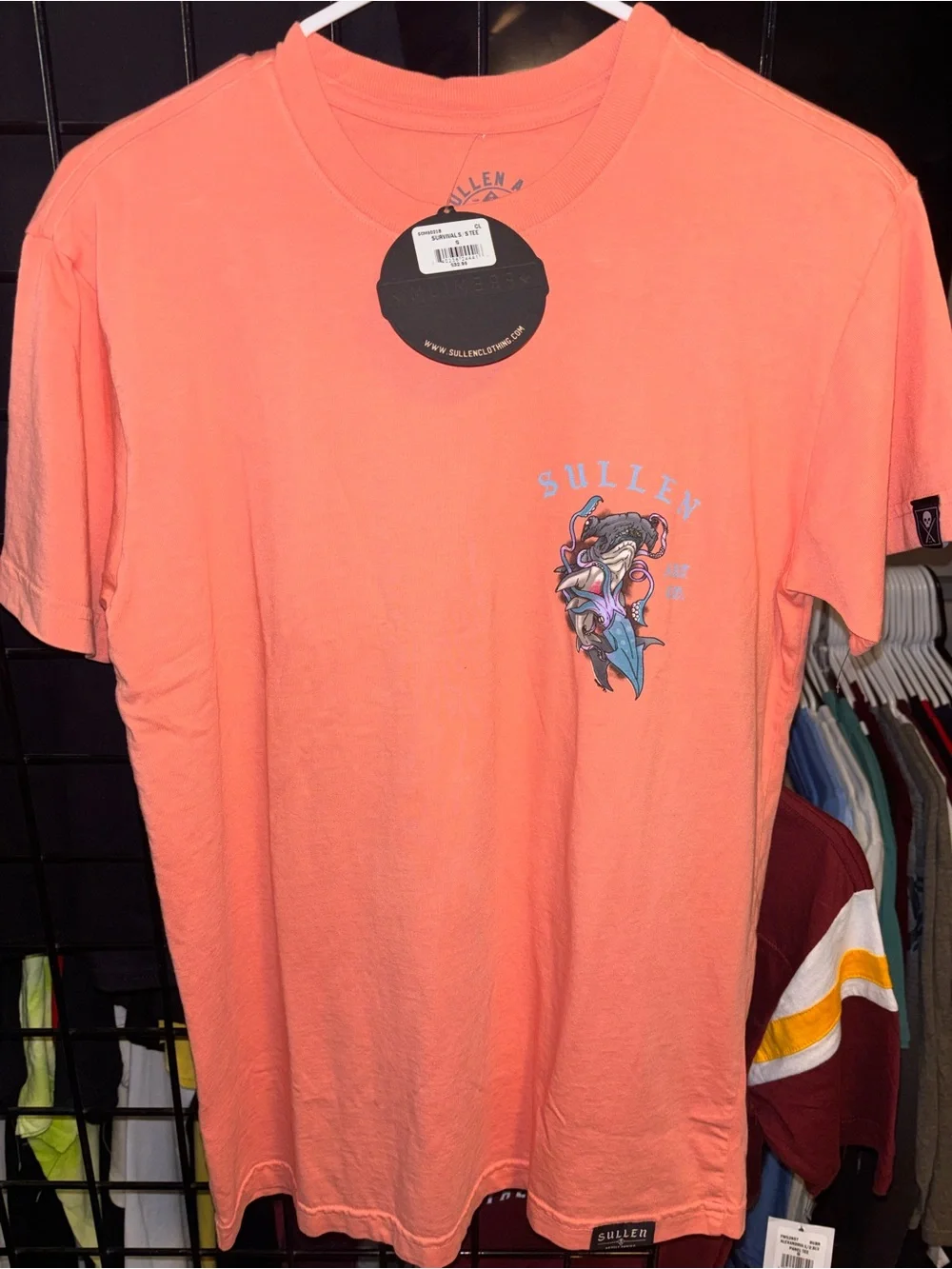 Men’s “SULLEN” Coral Graphic Swim Tee